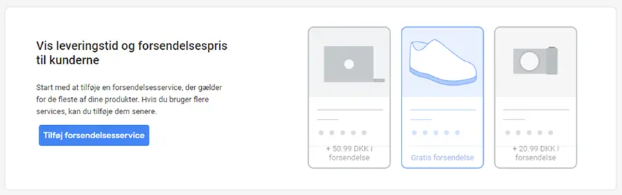 Black Friday Forsendelsesmetoder