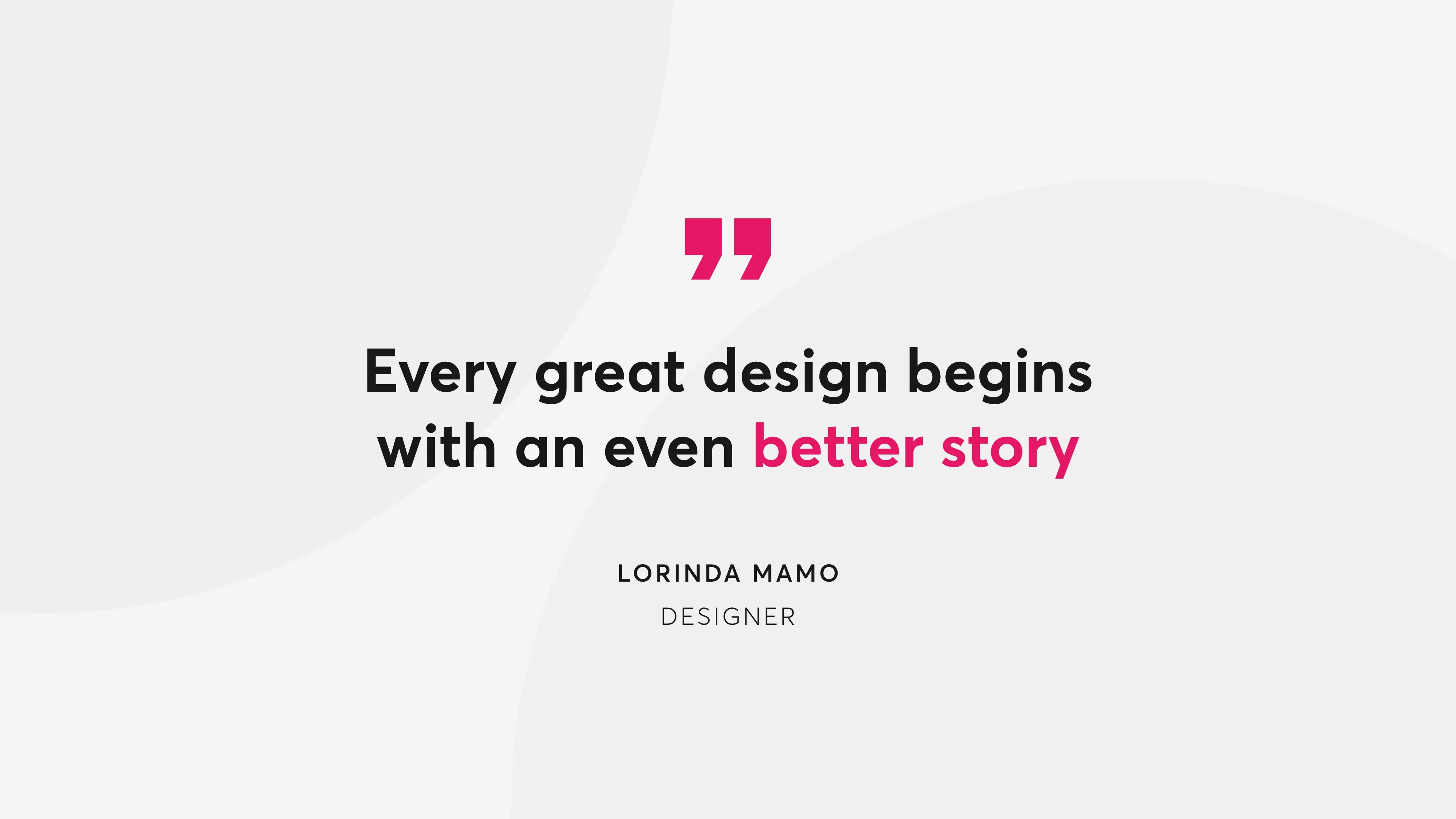 quote about design and people 