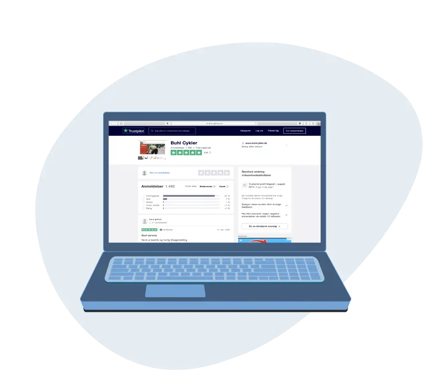 Illustration Trustpilot Novicell