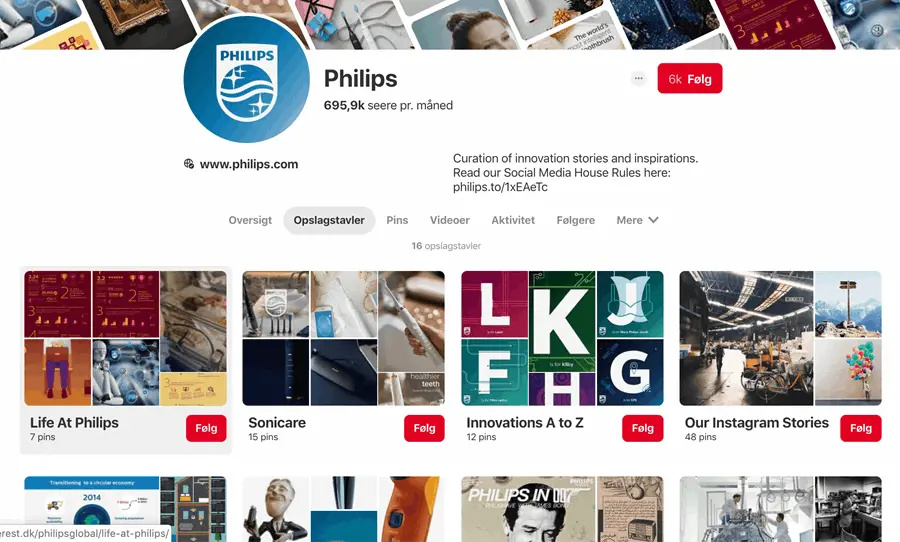 Philips Pinterest