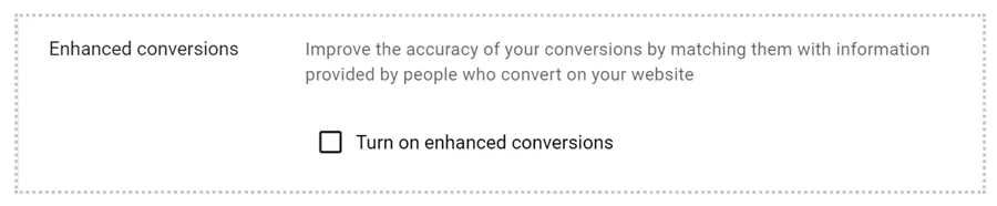 Enhanced Conversions