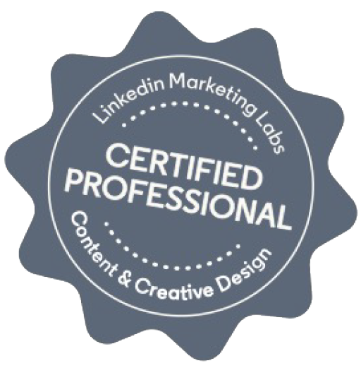 LinkedIn certificering Content og Creative Design - Novicell, digitalt konsulenthus