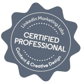 LinkedIn certificering Content og Creative Design - Novicell, digitalt konsulenthus