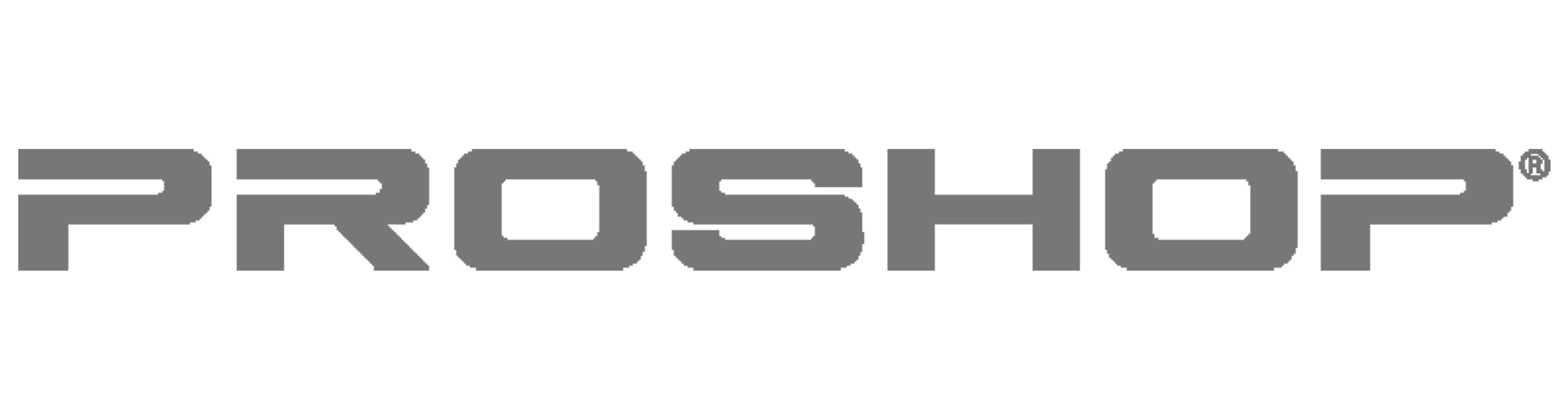 Proshop logo (gråtone)