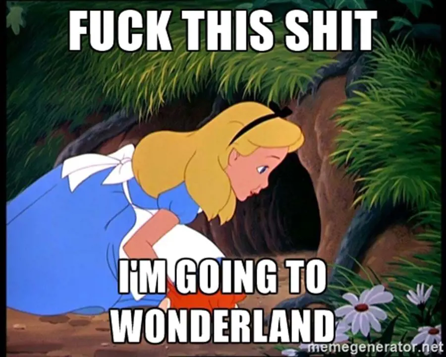 Alice I Eventyrland Meme