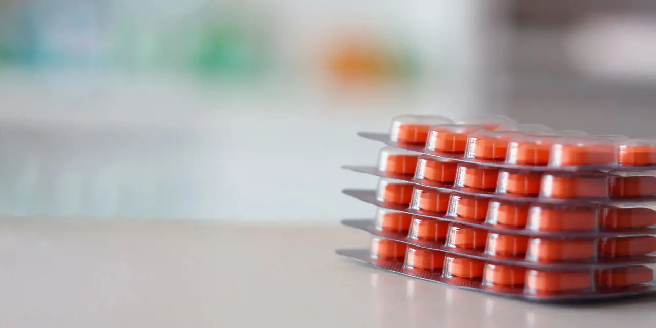 Topbillede a package of orange pills