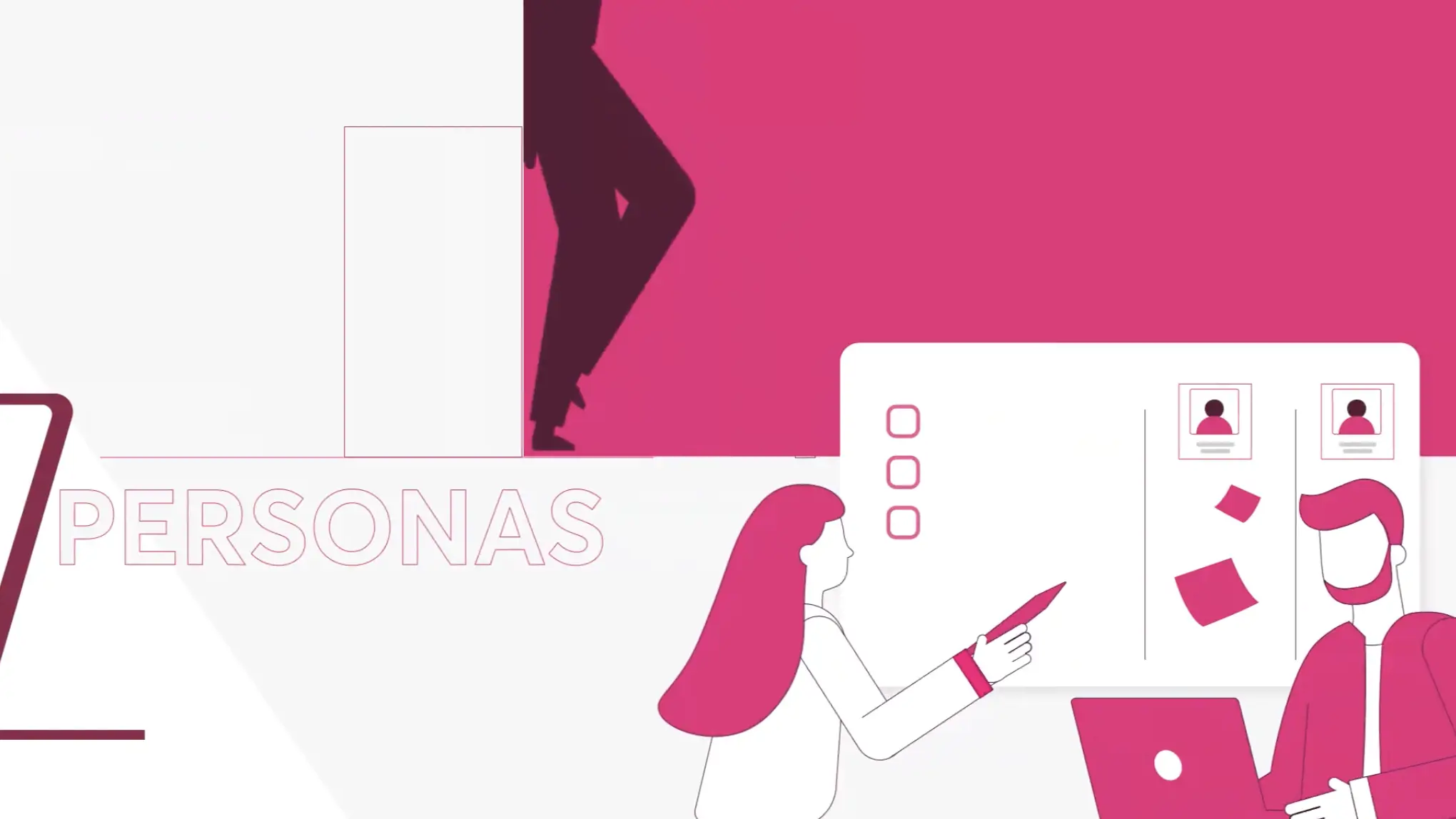 Infographic for personas process Infographic for discovery process