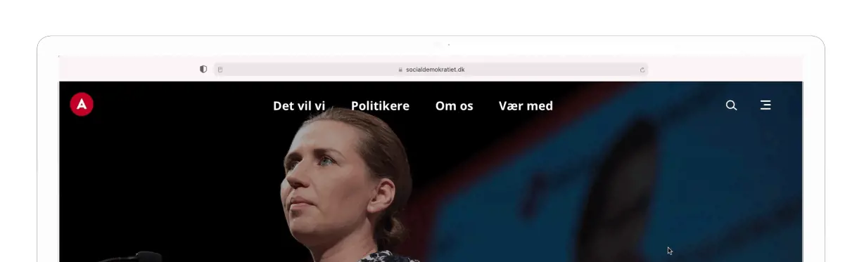 Socialdemokratiet Website Nav Loop Hvid