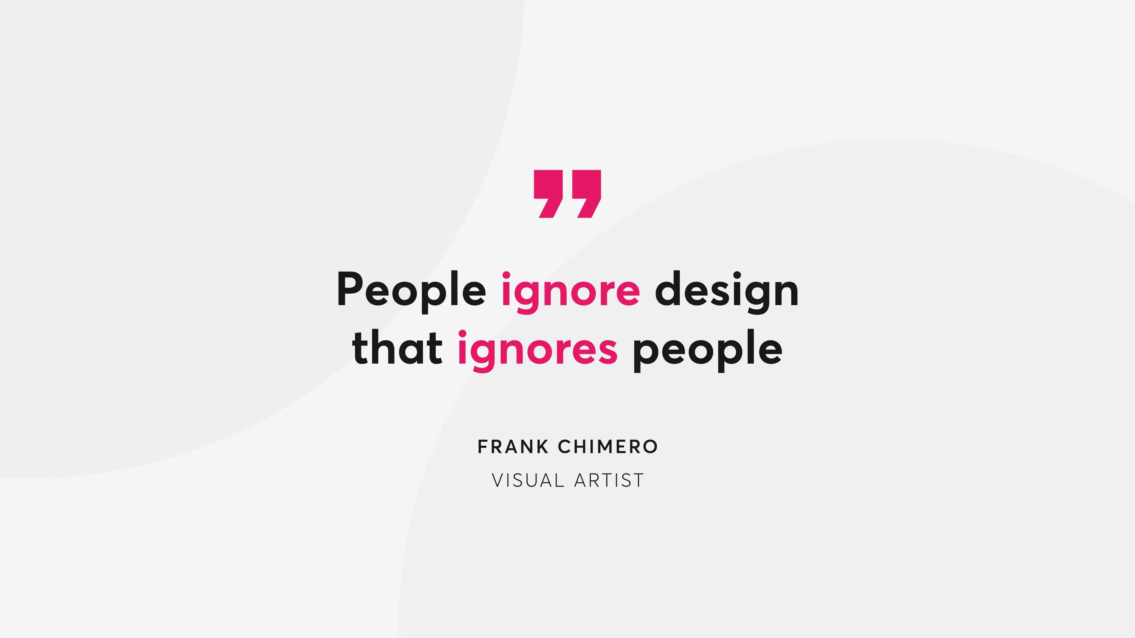 a quote about design and people 