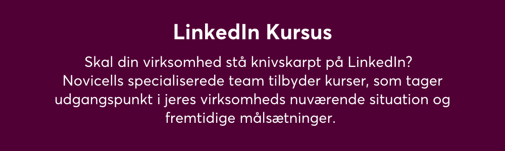 Linkedin Kursus Blok Til Hjemmeside