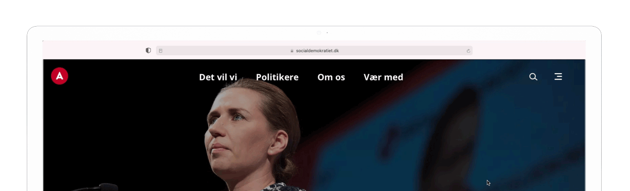 Socialdemokratiet Website Nav Loop Hvid