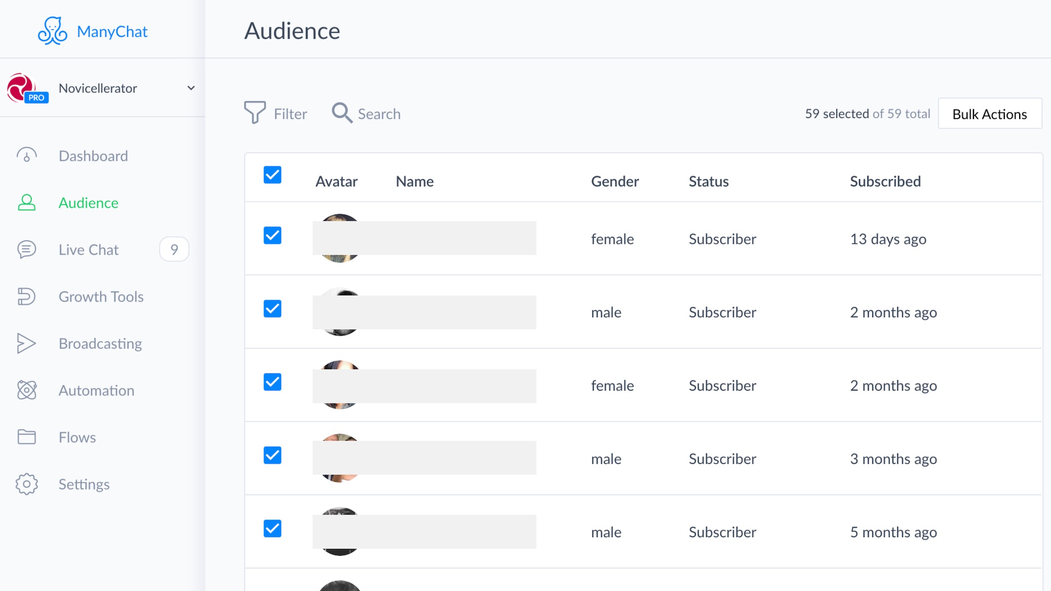 Facebook Messenger Marketing Messenger Kontaktliste