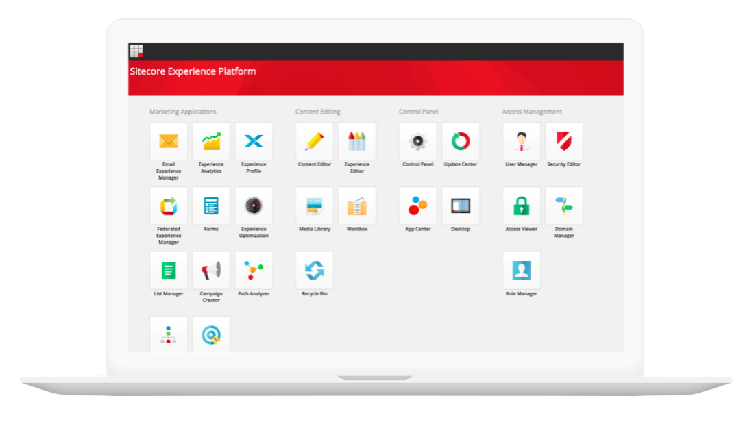 Sitecore Marketing Sitecore experience platform dashboard