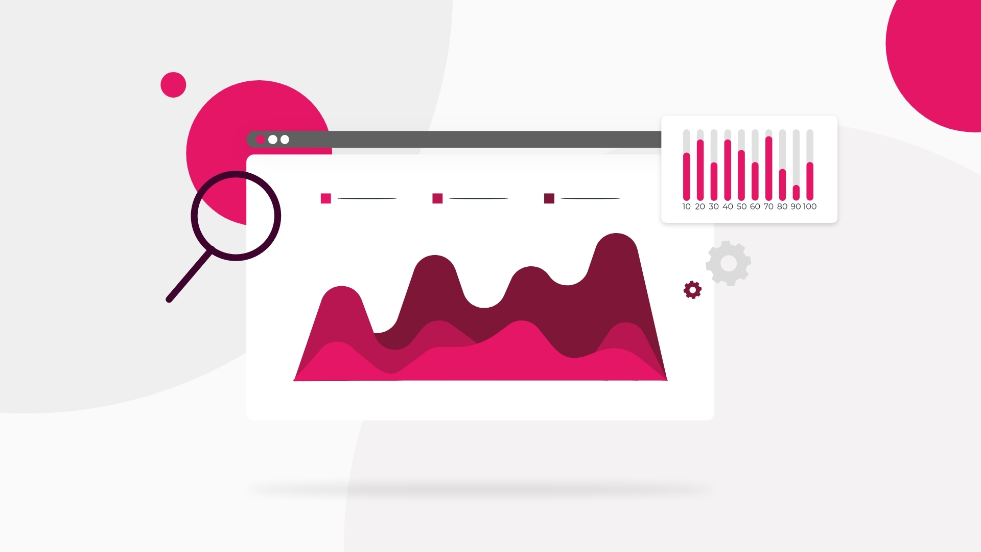 Performance graphic for business performance metrics