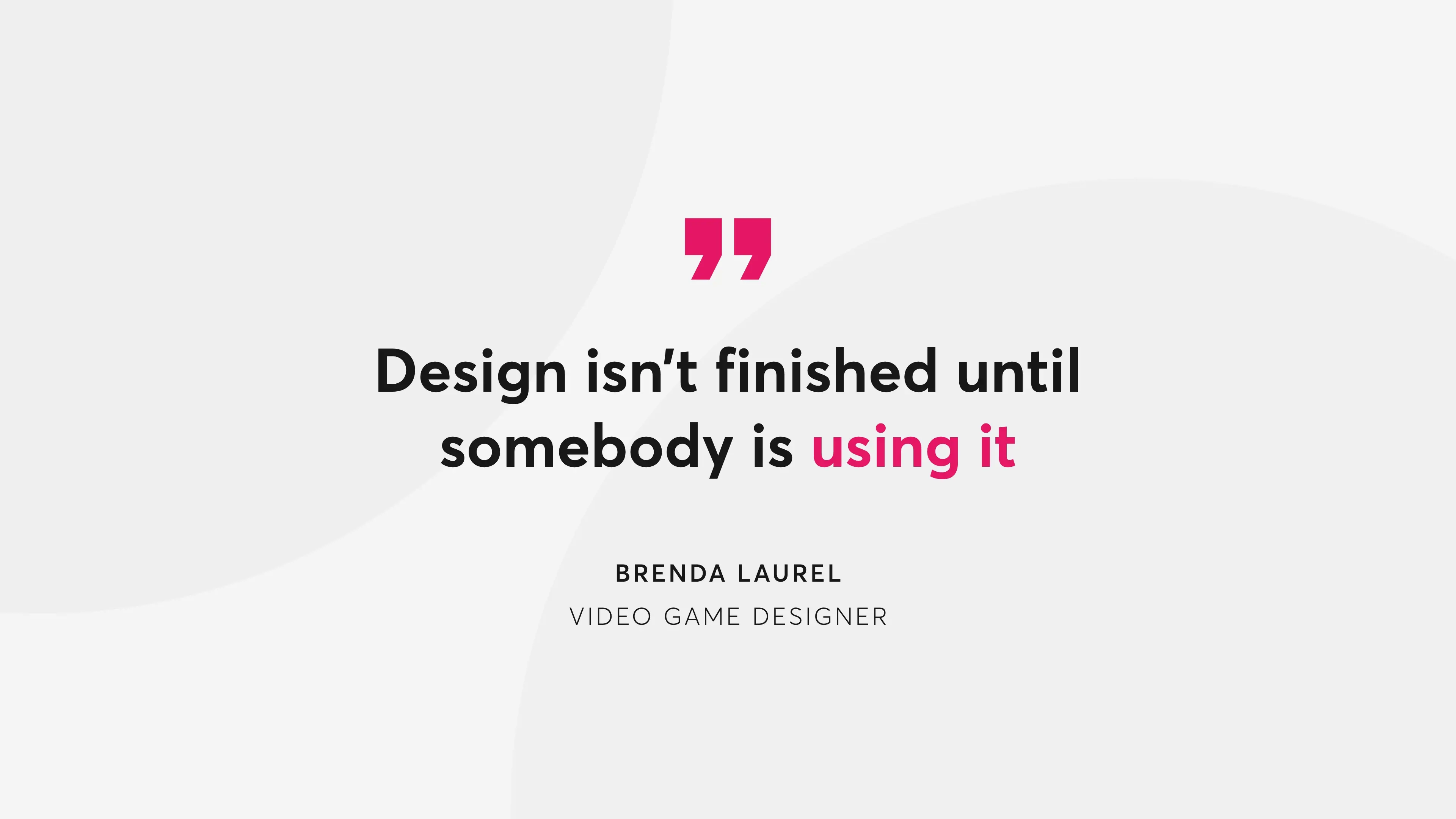 a quote about design and people 