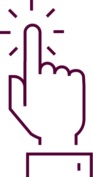 Finger point icon