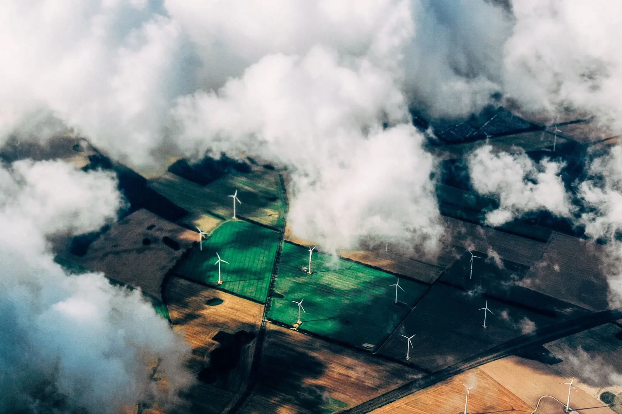 Wind Farm Through Clouds | Novicell, Digitalt konsulenthus
